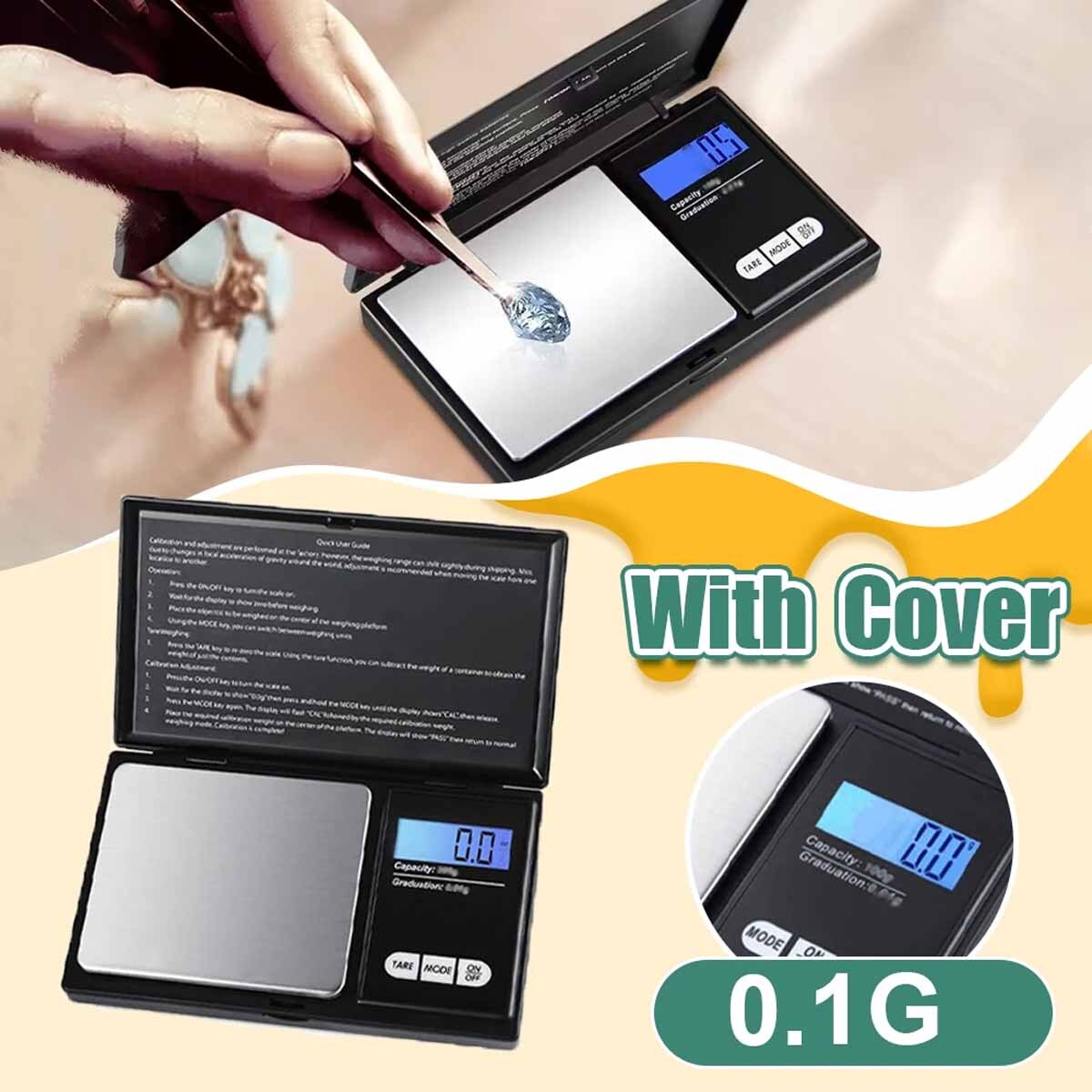 G/OZ/GN/CT/DWT Digital Kitchen Scale – Cooking, Baking, Meal and Food Prep Scale