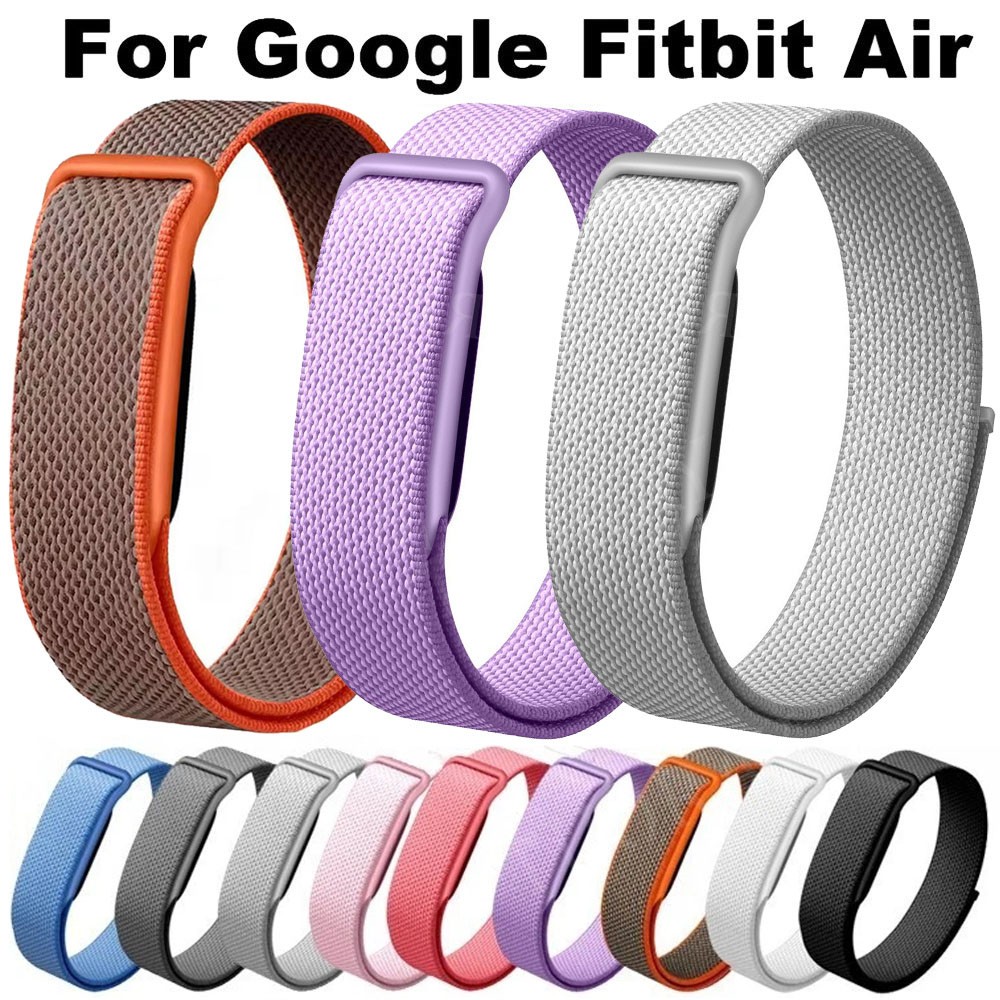 For Google Fitbit Air 2026 Nylon Silicone Adjustable Sports Band Strap Bracelet