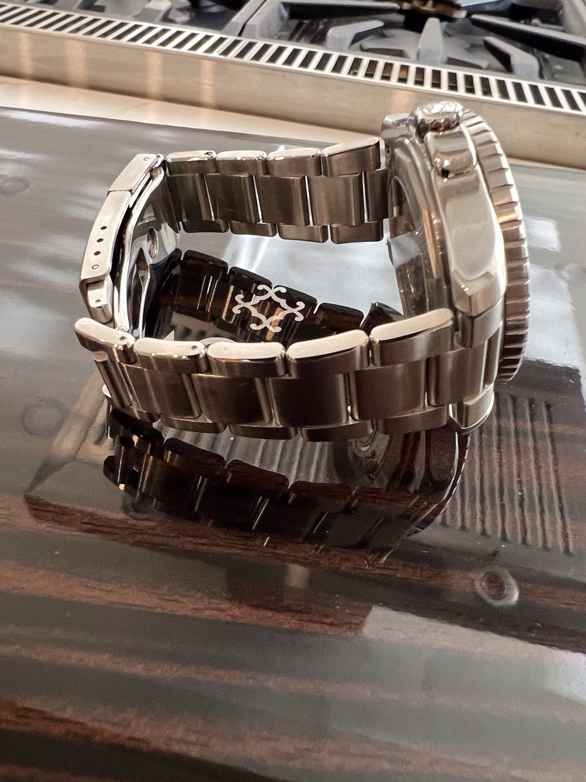 Monta Skyquest Black Dial M-23 GMT Automatic Aluminum Bezel Stainless Watch