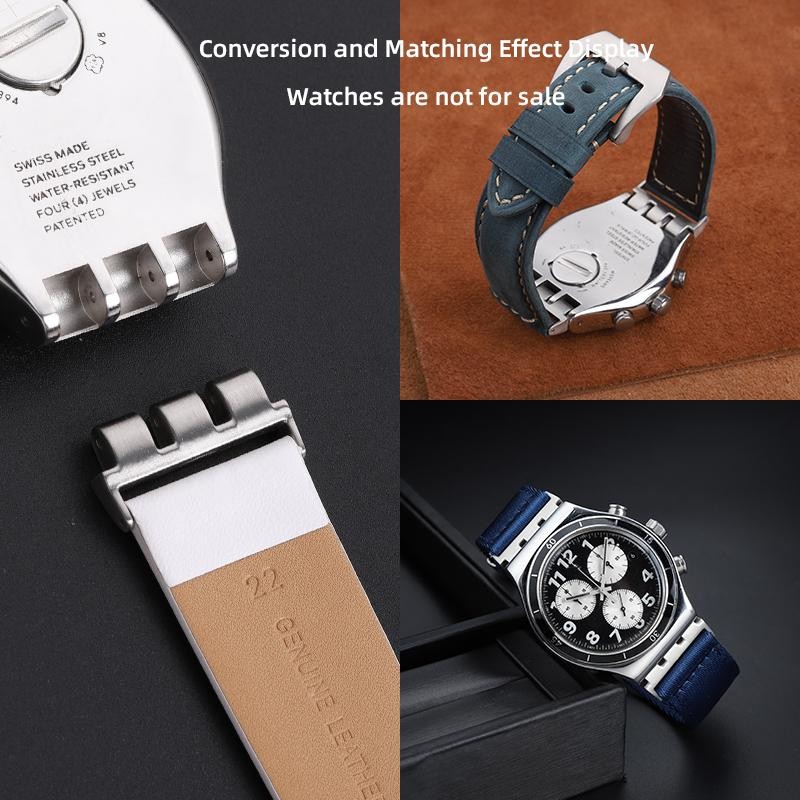 Watch End Links Adapter for Swatch 17mm 19mm 21mm Strap Connector with Tool
