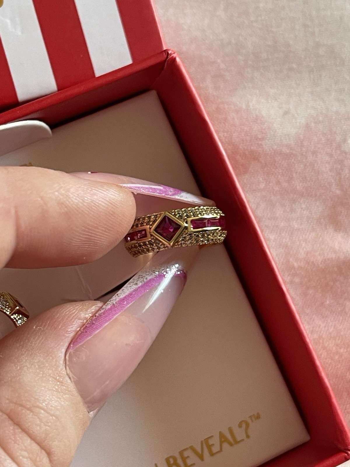 Bomb Party BP July 2026 The Chloe Hoops LC Ruby Rose Gold Earrings