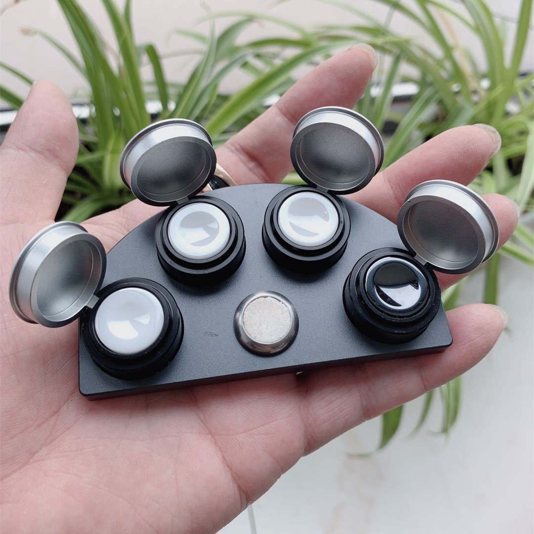 Replaceable Oil Cup Stand with 4 Ceramics Containers for Watchmaker