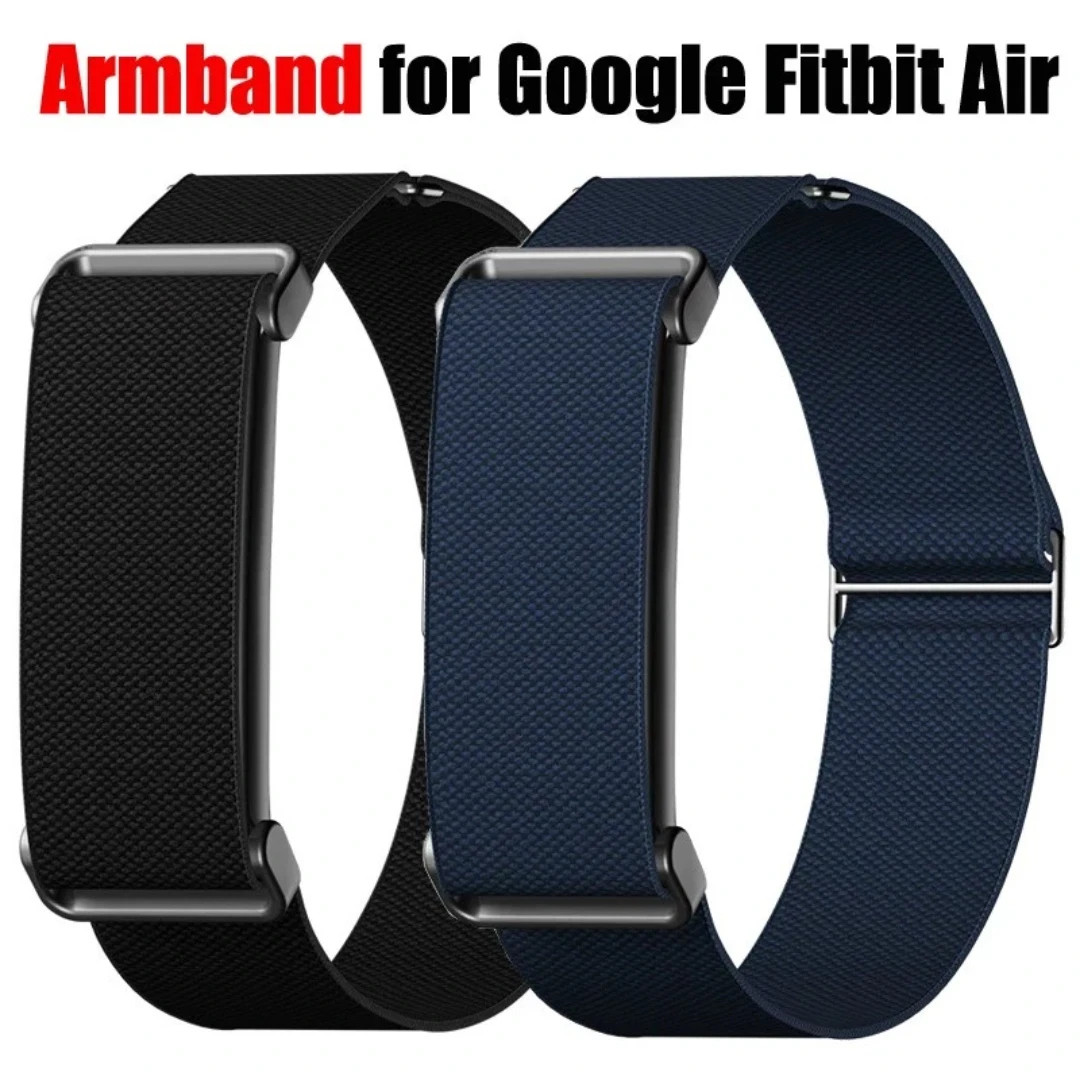 For Google Fitbit Air 2026 Nylon Sports Band Adjustable Loop Armband Bicep Strap
