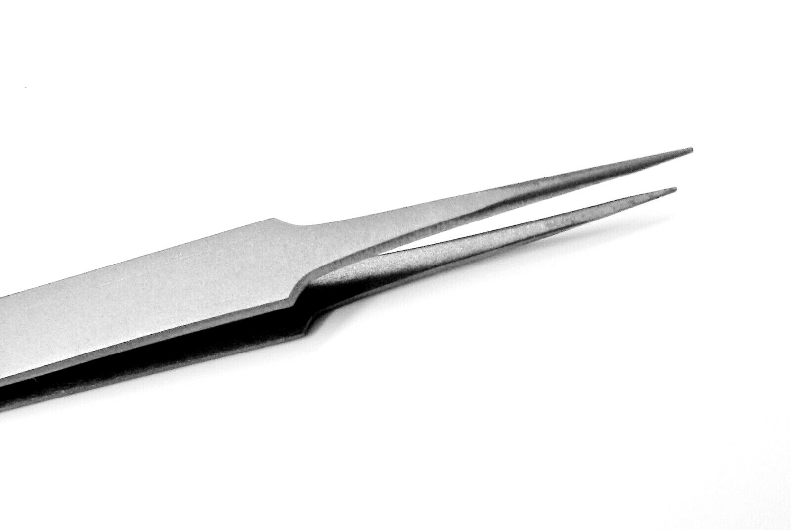 Titanium Tweezers Ultra Fine Tip #5 Non Magnetic Precision Tweezer 4-3/4″ Long