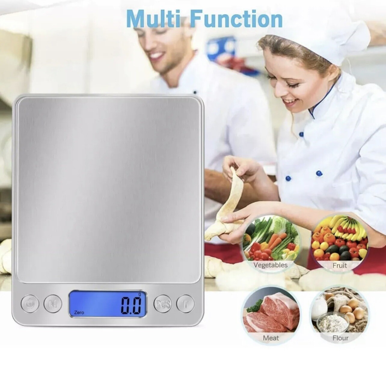 Digital Weighing Scale 0.1 Grams To 3000 Grams. Great For Kitchen And Jewellry