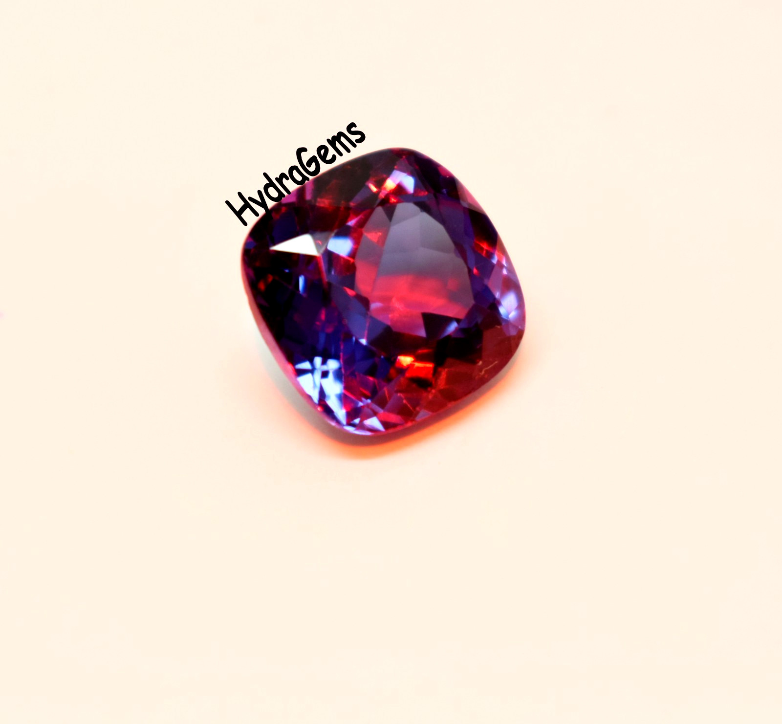 10.95 Ct Natural Russian Color Change Alexandrite Cushion Cut Certified Gemstone