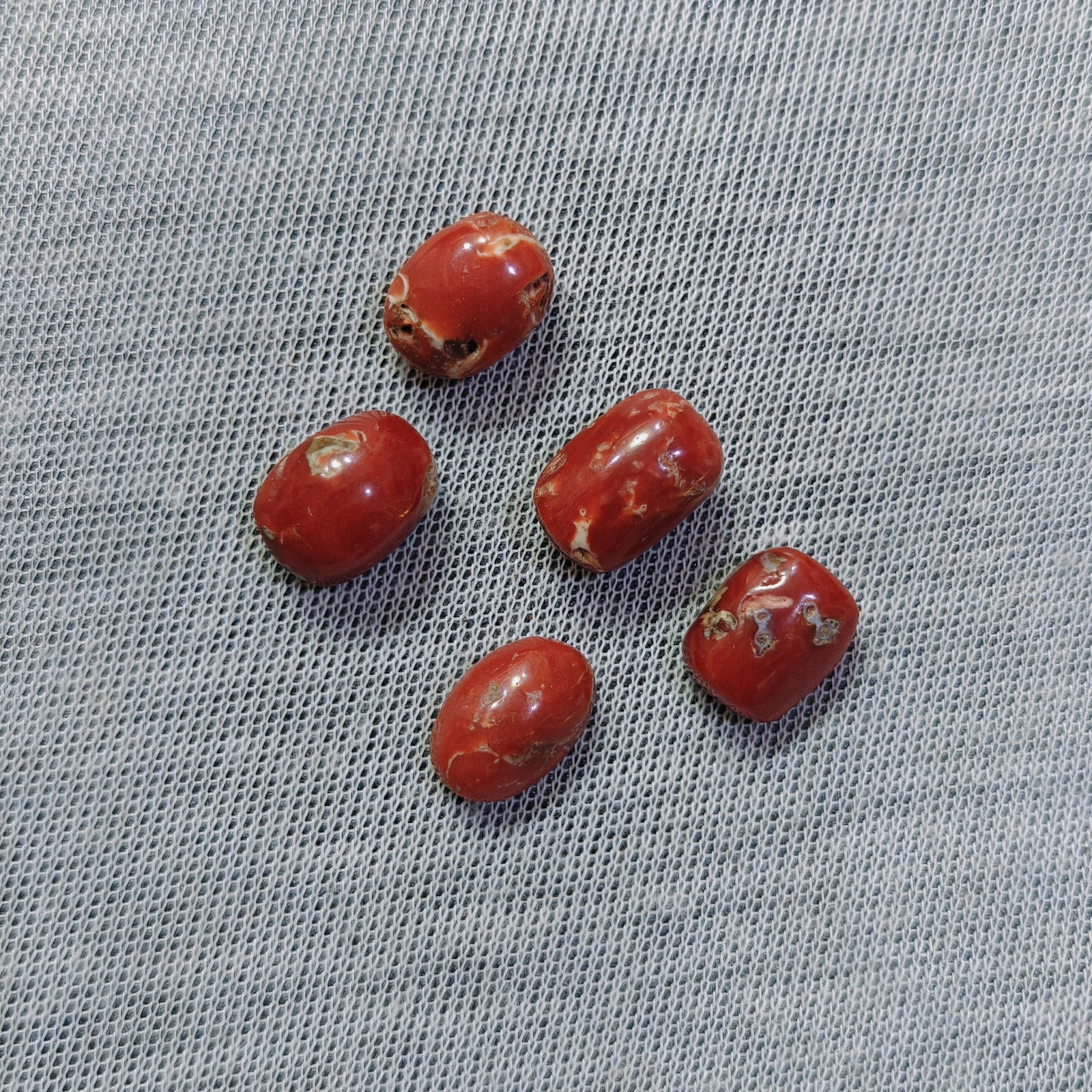 Natural Japanese Pink Coral Oxblood Oval Cabochon Loose Gemstone Jewelry Making