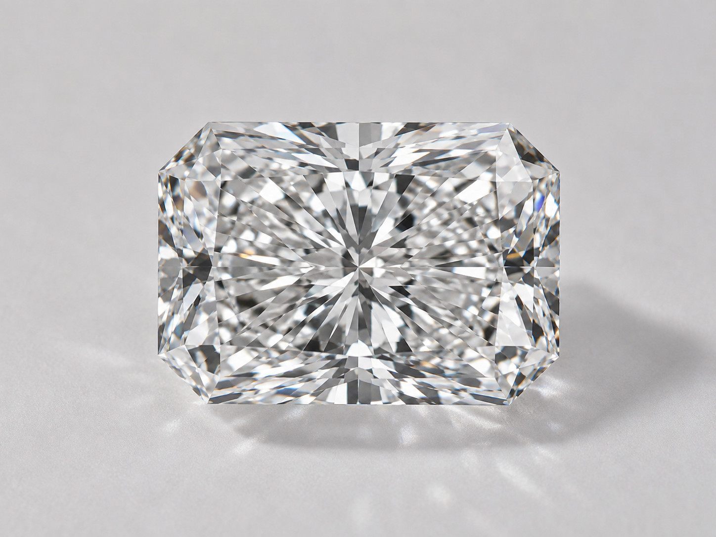 9 Carat Radiant Cut Lab Grown Diamond VVS1 12×16 MM White Color Premium quality