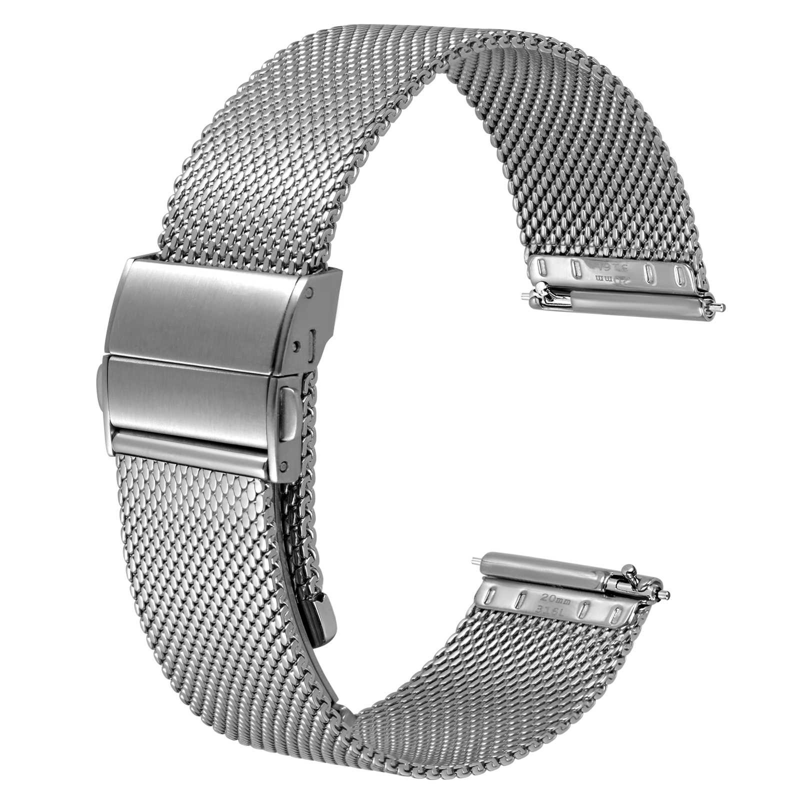 Milanese Stainless Steel Watch Strap,14mm, 16mm, 18mm, 20mm, 22mm,Classic,Women