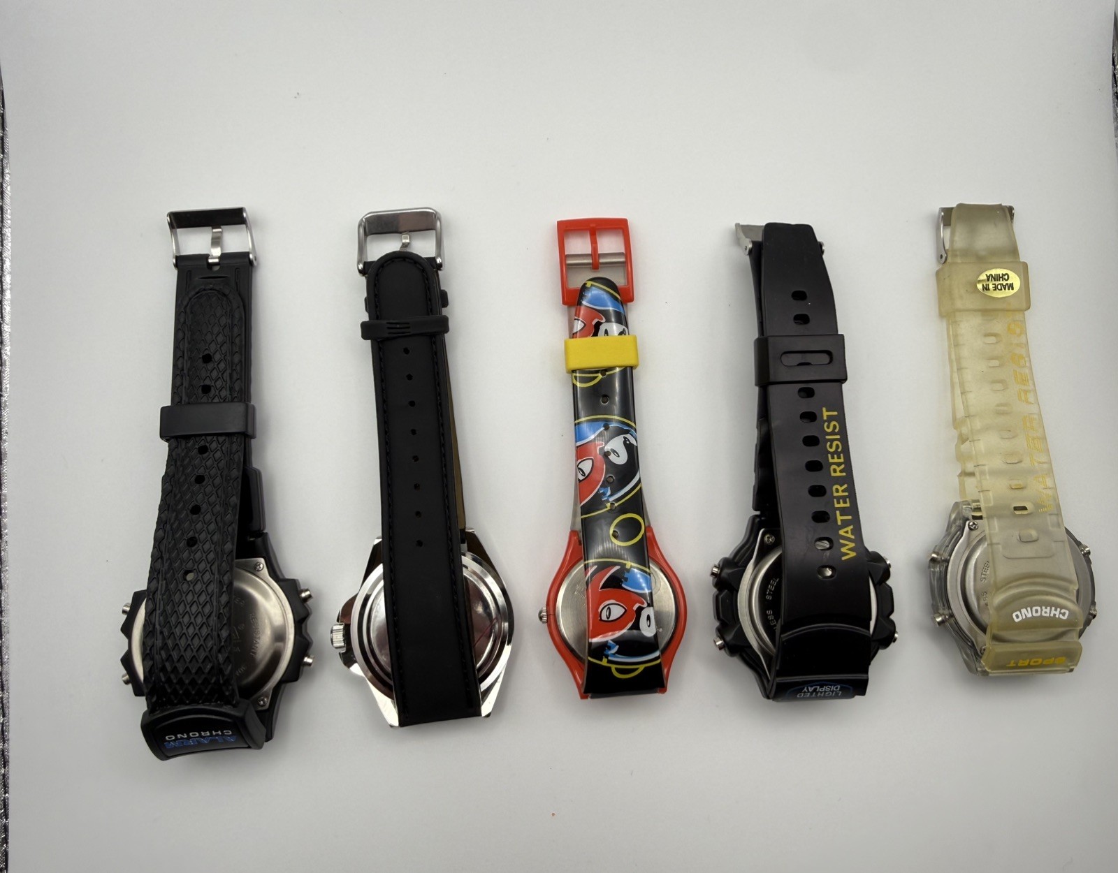 Sega Watches Lot of 5 – Vintage Untested