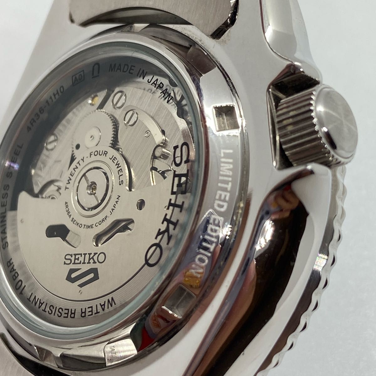 SEIKO Seiko 5 Sports SBSA109 Automatic Limited White Watch