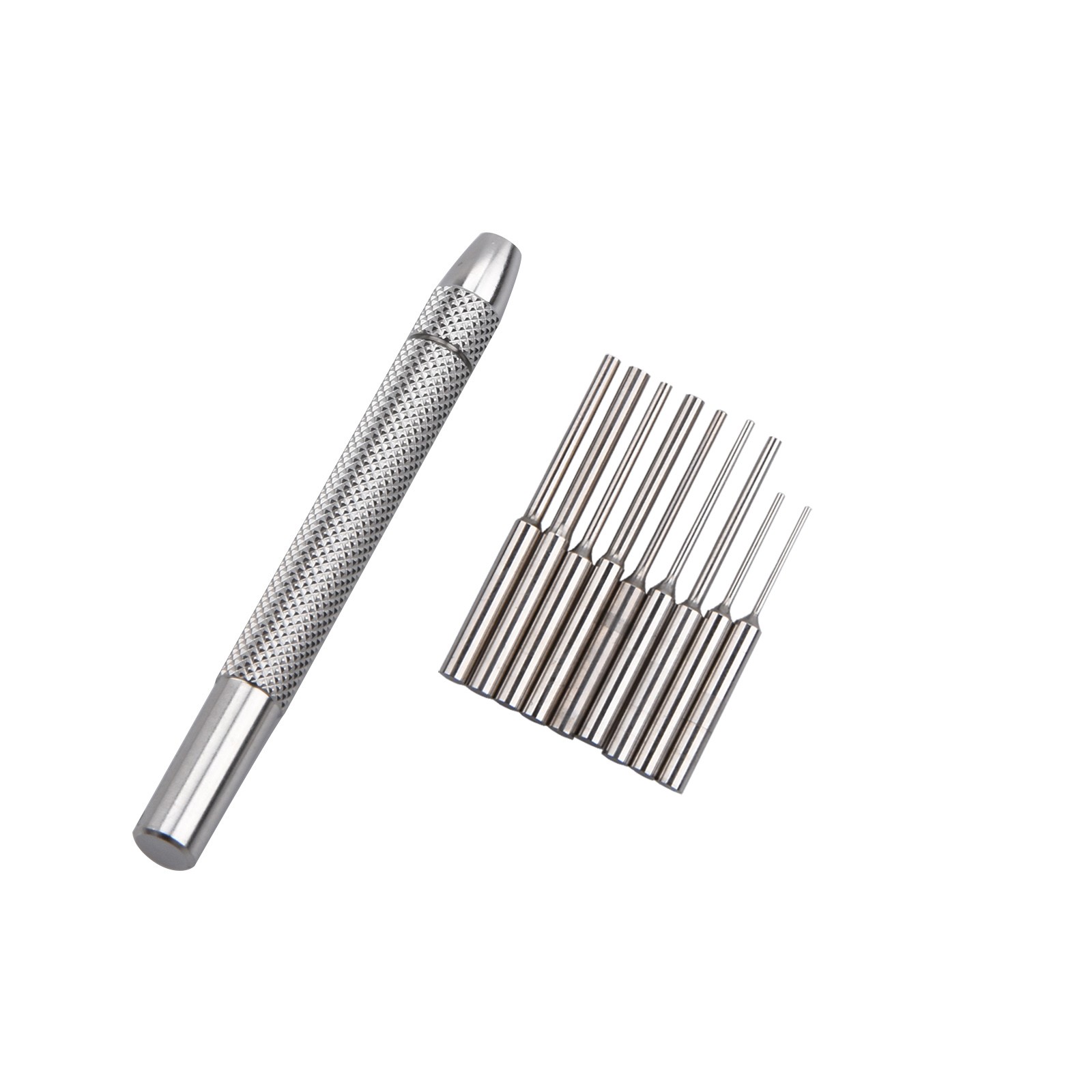 0.5mm-1.6mm Bit Assorted Steel Watch Bracelet Remover Band Pin Punch Tool 9 In 1