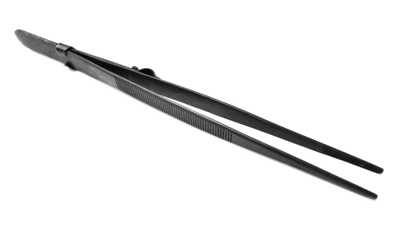 Black Diamond Tweezers XXL Large Blunt Tip Slide Locking Jewelry Gemstones Beads
