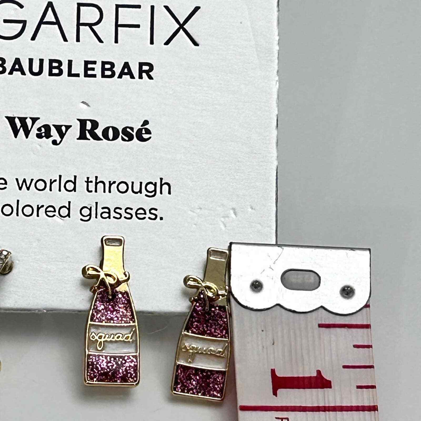 SUGARFIX by BaubleBar ‘Yes Way Rose’ Earring Set Pink/Purple