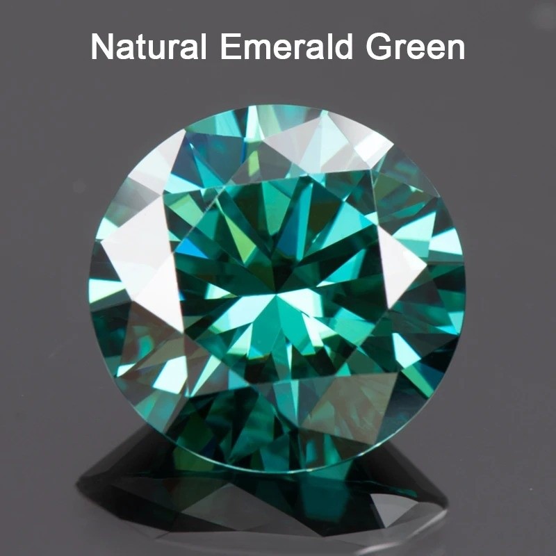 Factory Directly Round Cut 0.5-3ct Multicolor Loose Moissanites for DIY Jewelry