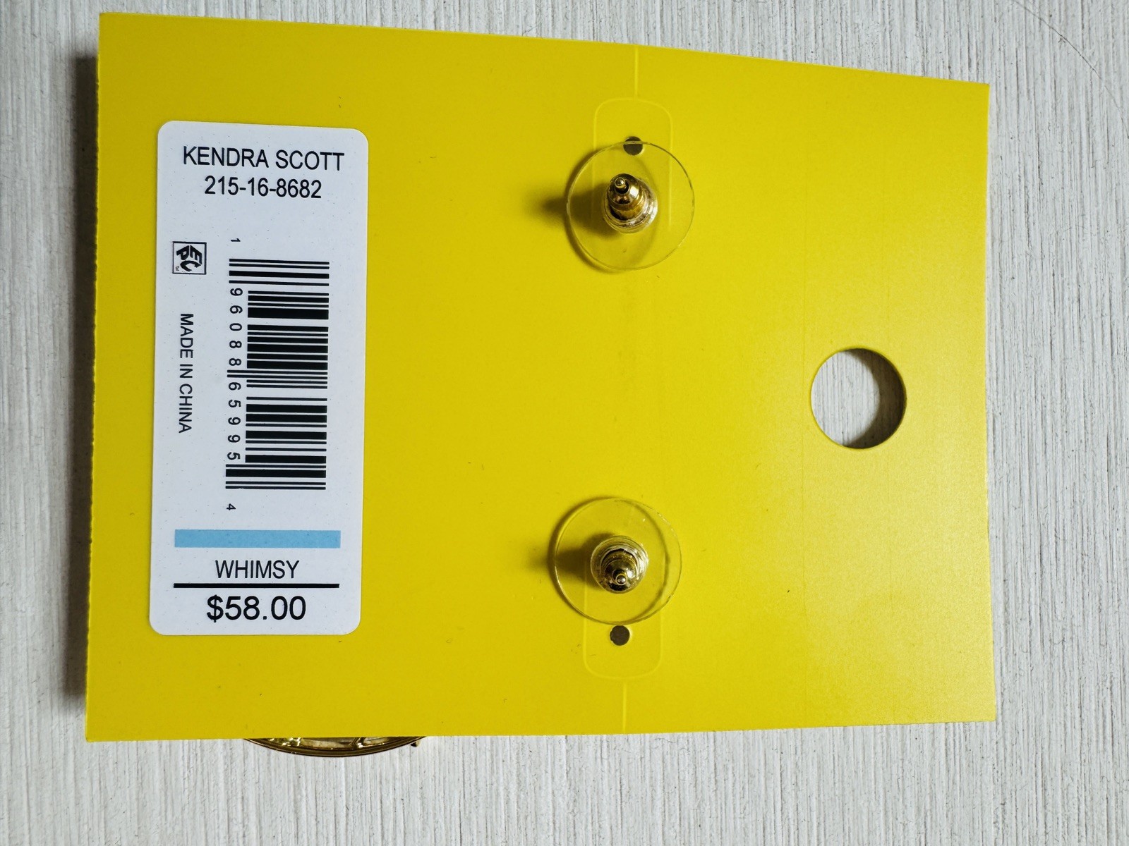 Kendra Scott 14K Gold over Brass Nova Statement Earrings *NWT* (Retired Style)