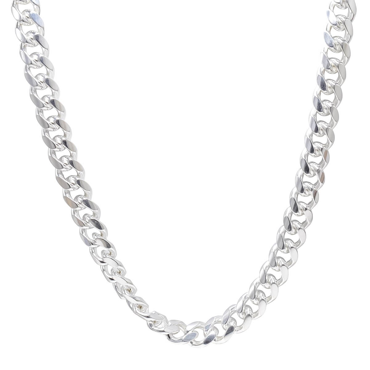 Italian 925 Sterling Silver Cuban Link Chain Necklace 925 Silver Chain UNISEX