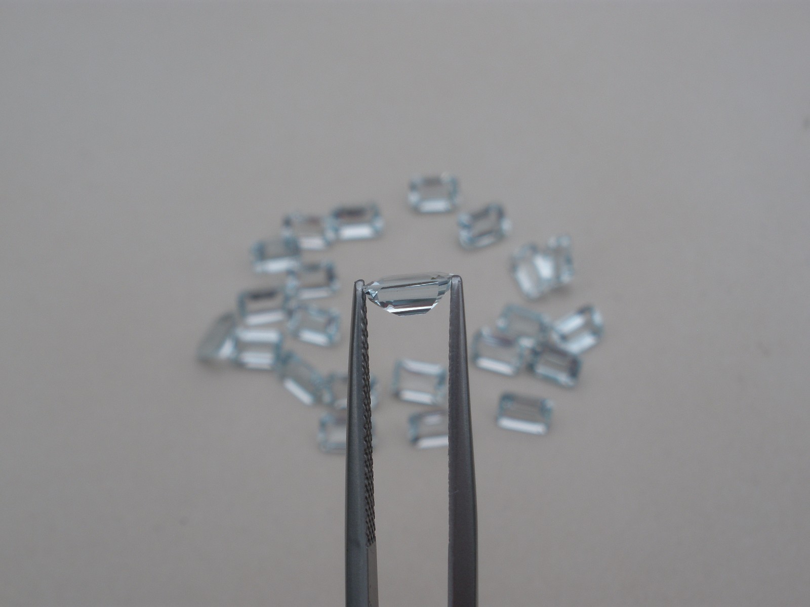 Aquamarine Octagon Loose Faceted Natural Gem 6x4mm