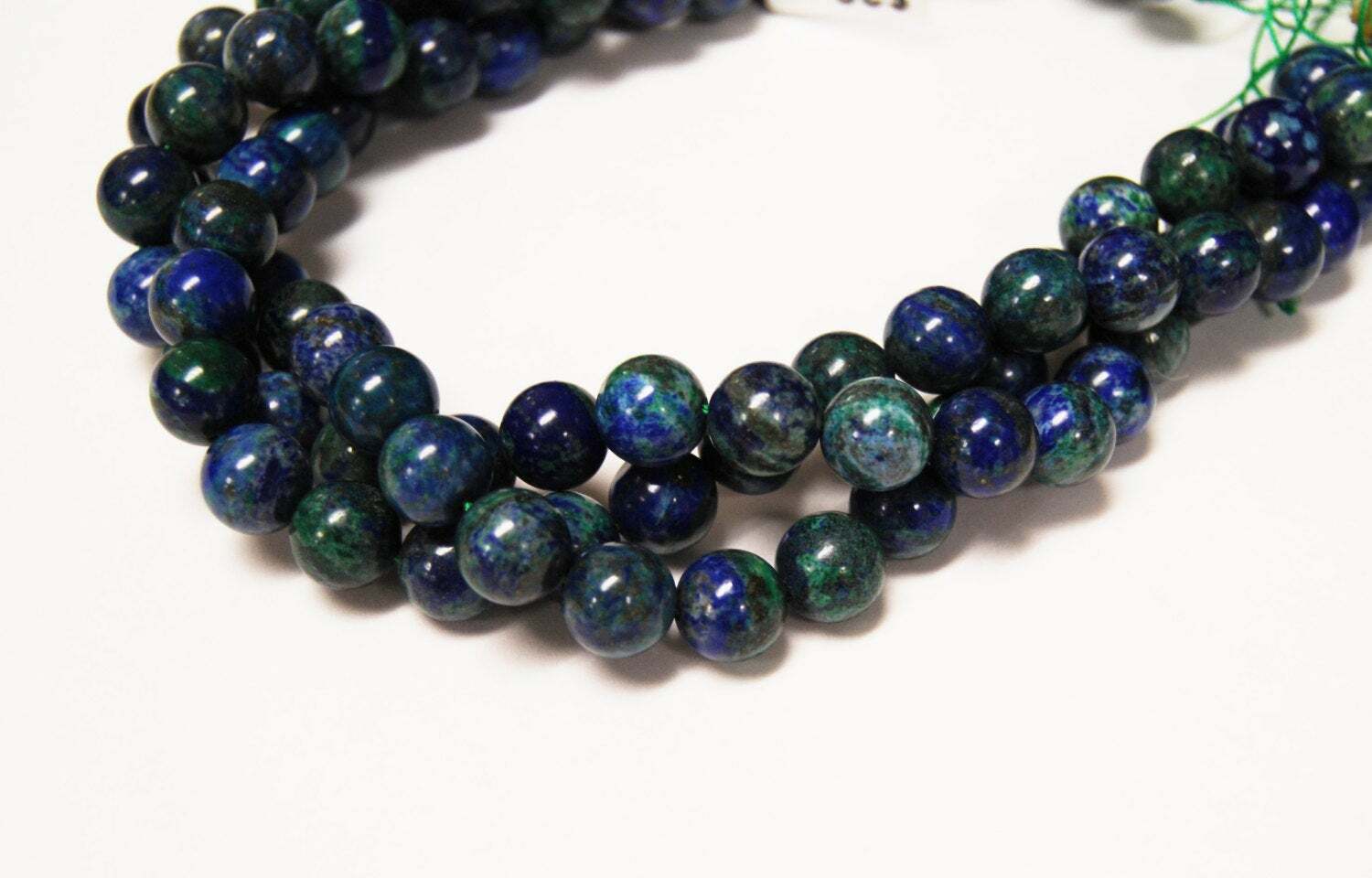Chrysocolla Smooth Round Beads 2mm 4mm 6mm 8mm 10mm 12mm 15.5″ Strand
