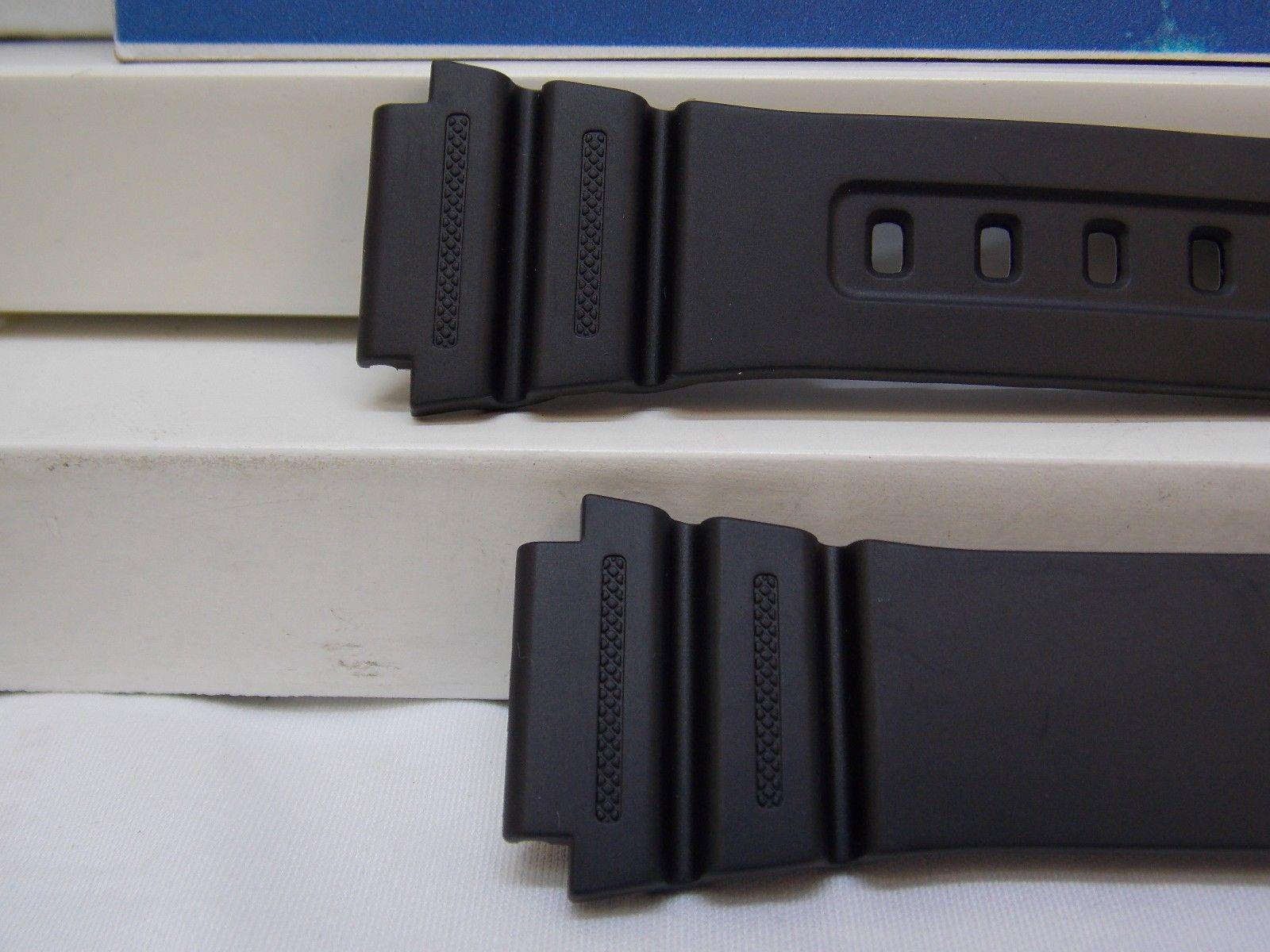 Casio Watch Band F-108, AE-1200, AE-1300 Black Rubber Strap