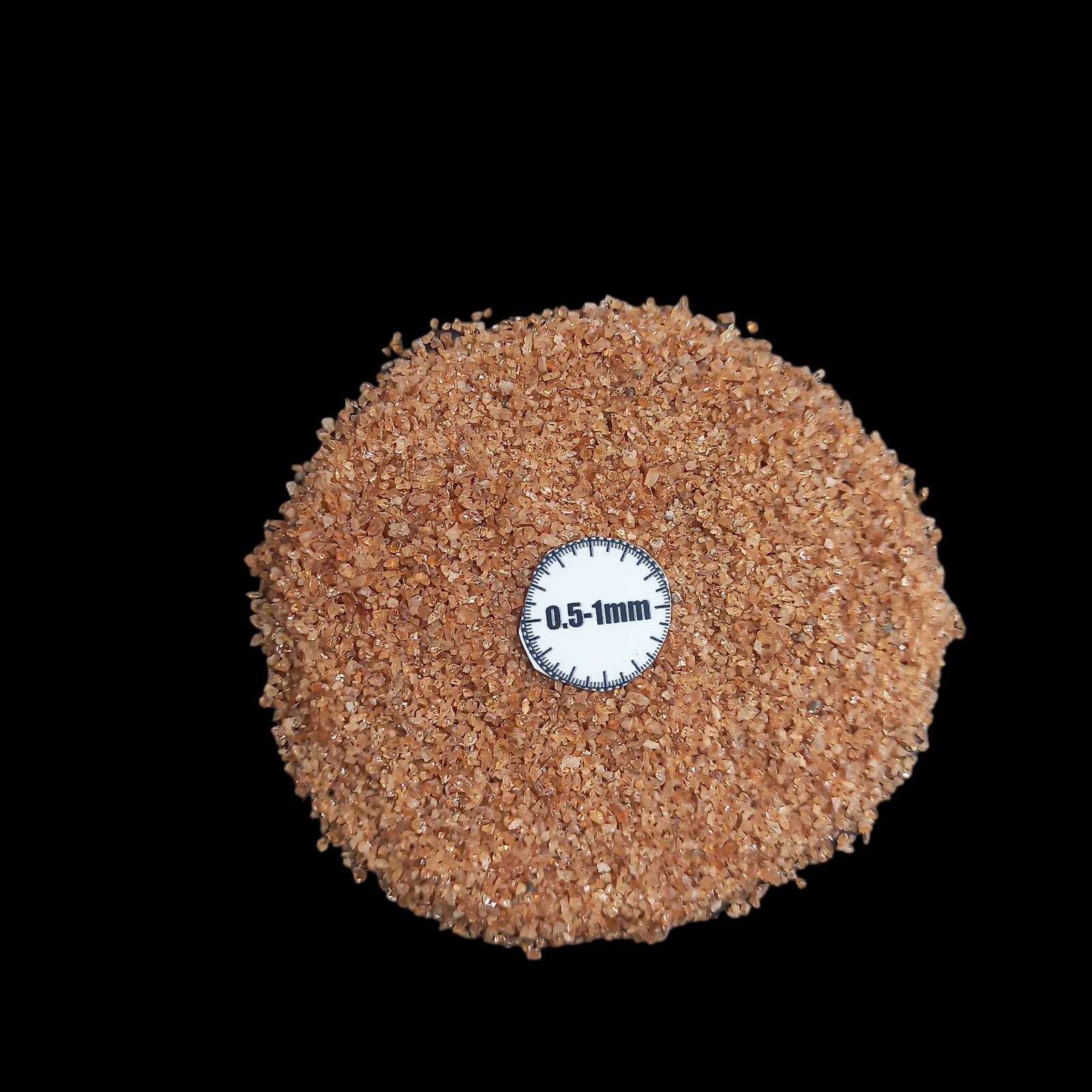 Hessonite Garnet 0.5-1mm Stone Granules for Resin Jewelry Decor