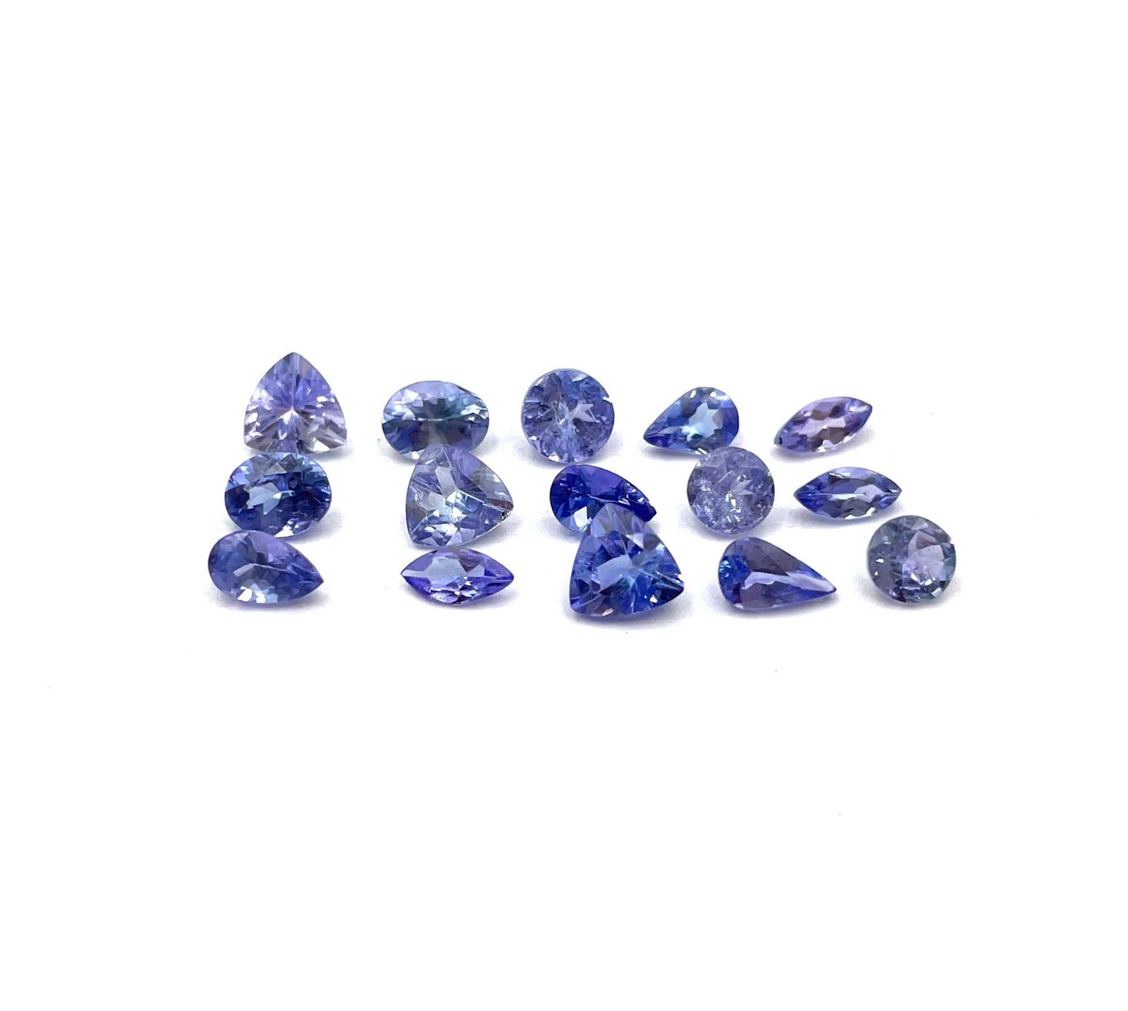 Natural Tanzanite Mix Shape Cut Loose Gemstone Lot 18-20 Pcs 2.50*5-5 MM 5 CT