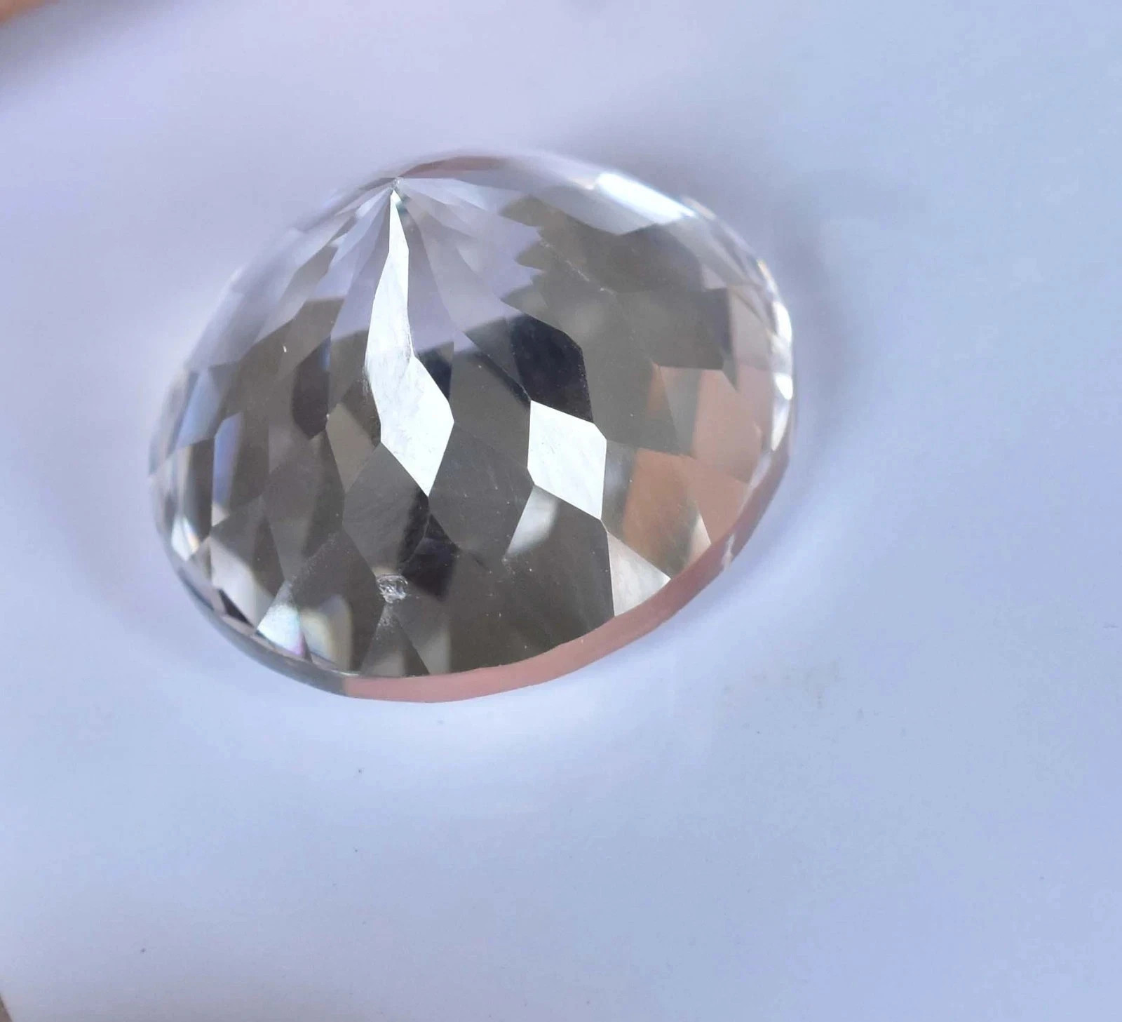 8 mm Natural White Montana Sapphire Round Cut Certified Loose MR Gemstone M02 A+