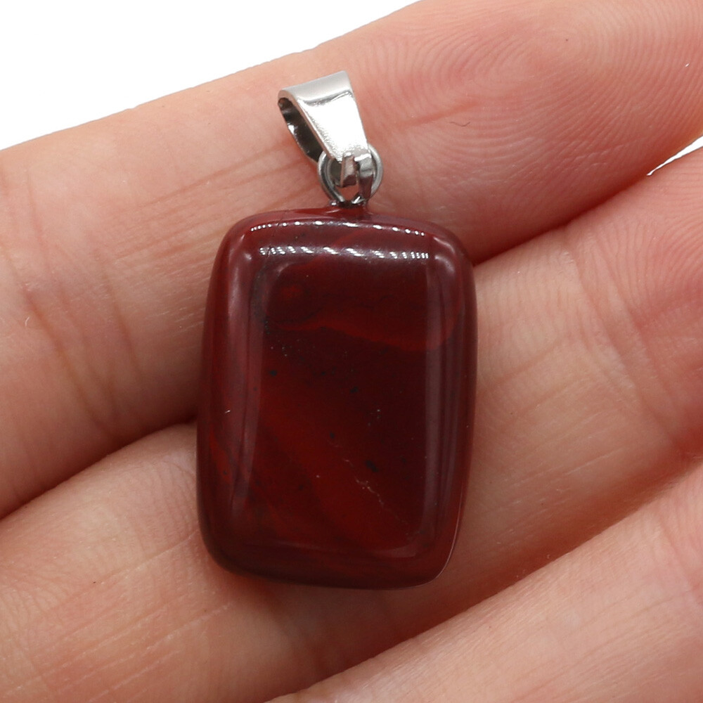 20 Pcs Natural Chakra Healing Crystal Agate Stone Pendants for Jewelry Making