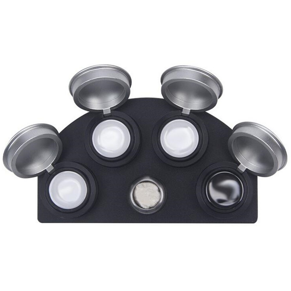 Replaceable Oil Cup Stand with 4 Ceramics Containers for Watchmaker