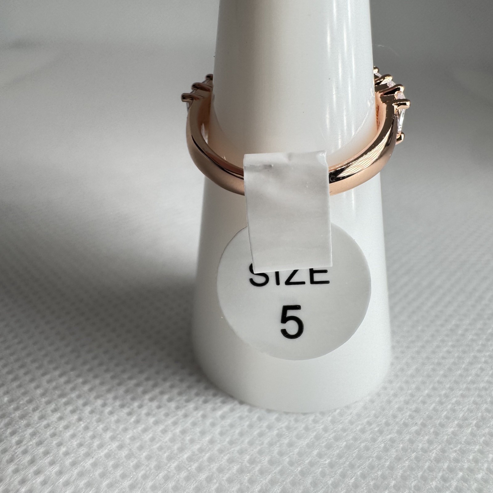 Size 5 Bomb Party Untamed Ring – RG23444 Nocturnal Habit – On Rose Gold Plating