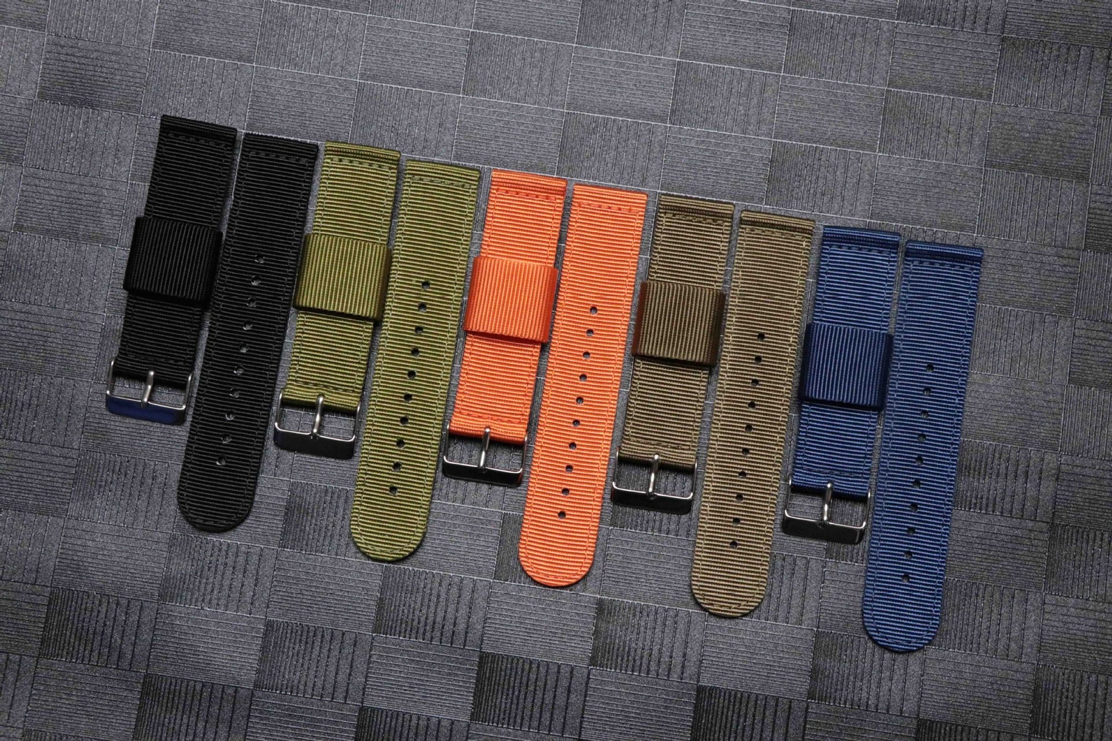 High Quality Nylon Canvas Watch Strap Band sports 18/20/22/24mm Quick Release