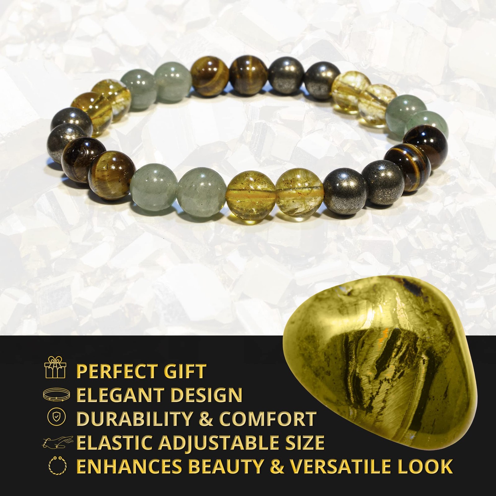 Money Attraction Bracelet for Wealth, Prosperity & Success – Abundance & Good…