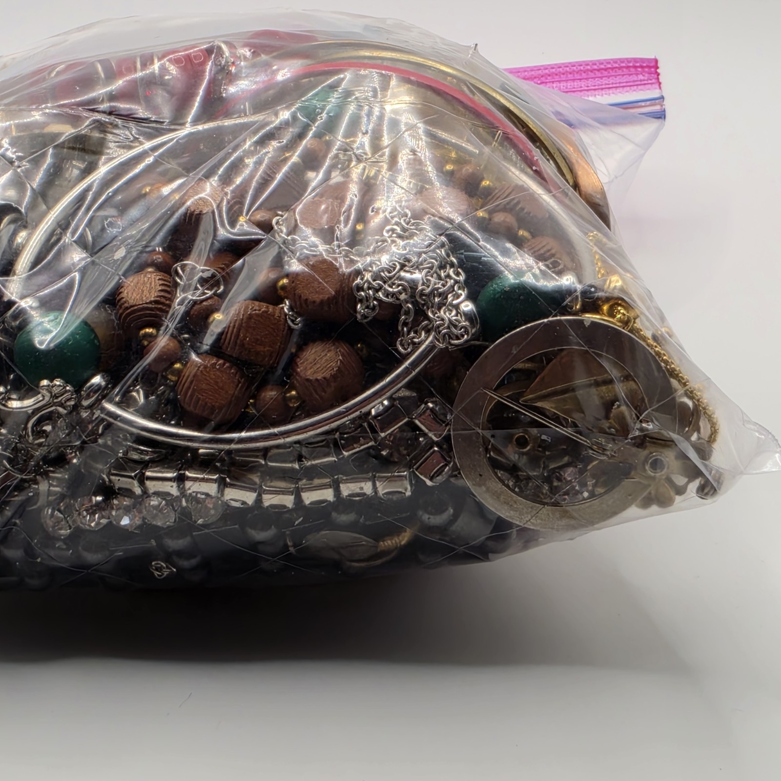 Bag Old Unsearched Jewelry Lot Vintage Estate Find Junk Drawer Aprox 4lbs