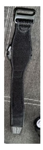 Medium/Large Black 16-20mm Black Nylon Watch Band Fits Ironman Triathlon 30 Lap