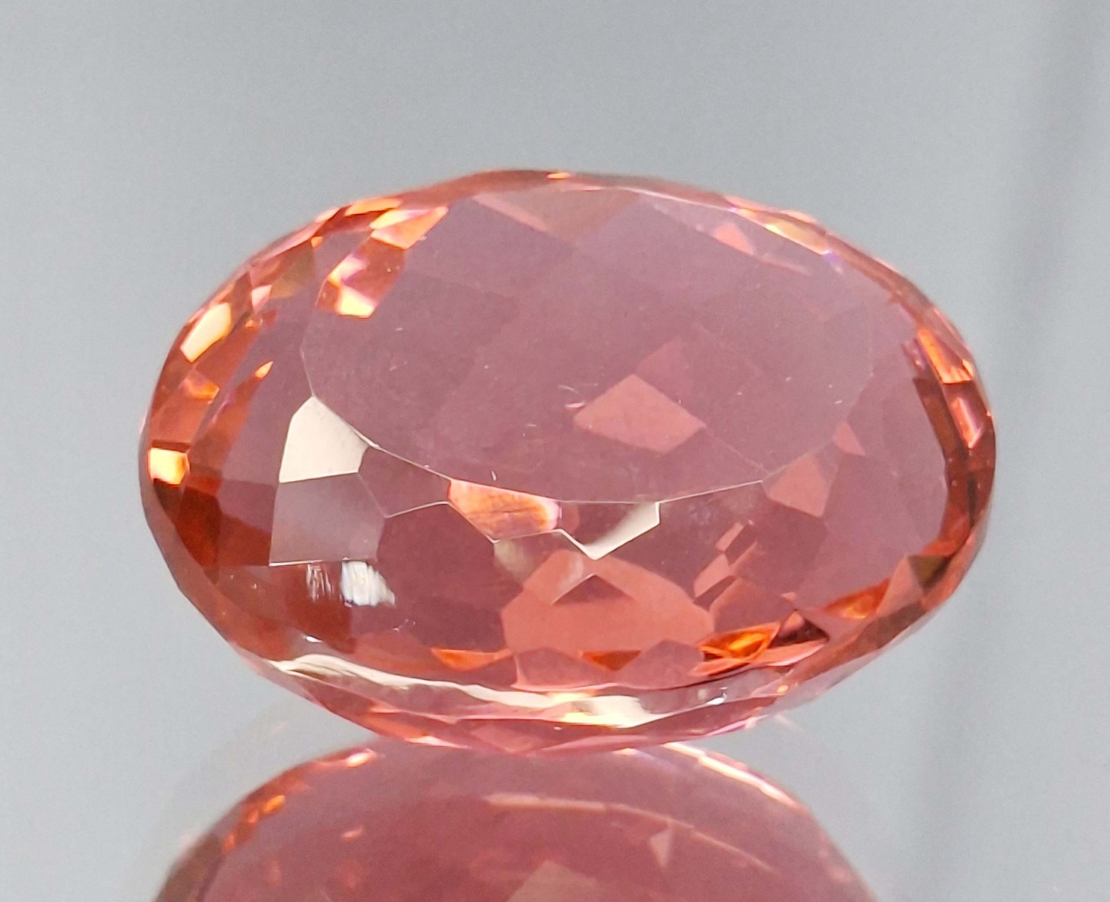 Padparadscha Sapphire Oval Cut Natural 179-181 Ct Certified Loose Gemstone SP608
