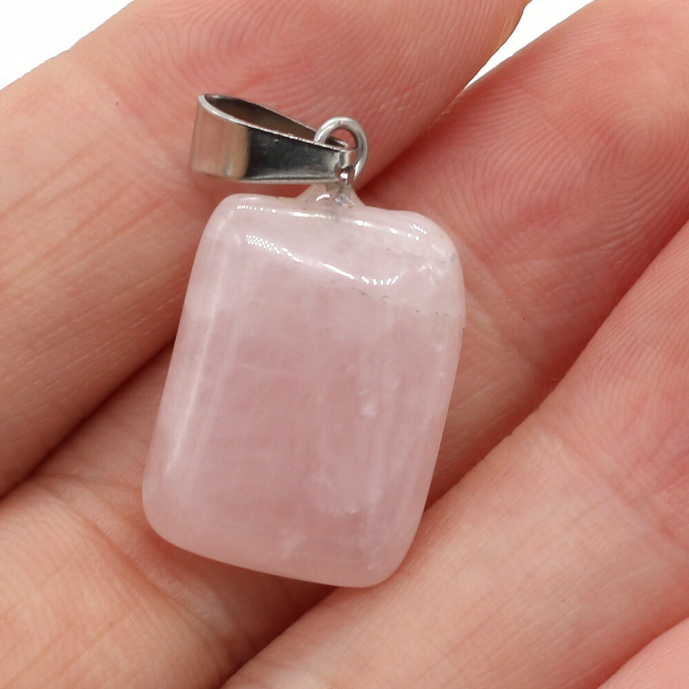 20 Pcs Natural Chakra Healing Crystal Agate Stone Pendants for Jewelry Making
