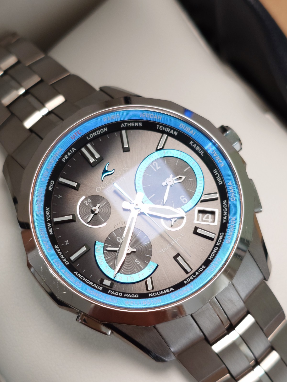 Casio Oceanus Manta OCW-S2400-1AJF – Premium JDM Titanium Chronograph Solar