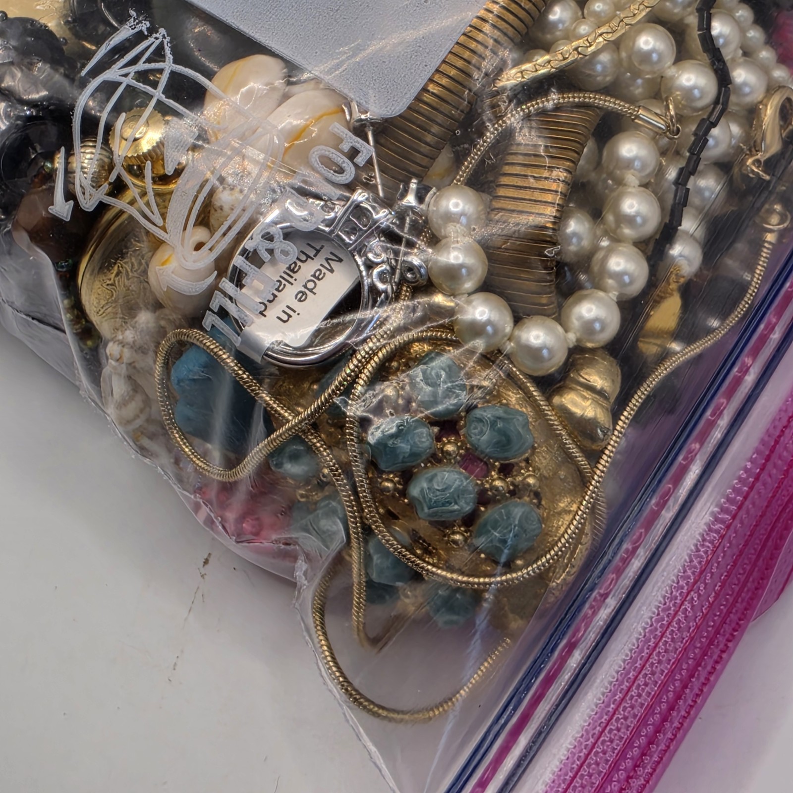 Bag Old Unsearched Jewelry Lot Vintage Estate Find Junk Drawer Aprox 4lbs