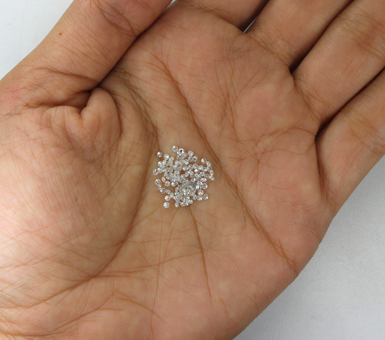 Real Natural Loose Diamond Round 100 Pcs Lot I1-I3 Clarity G-H White Color Q01