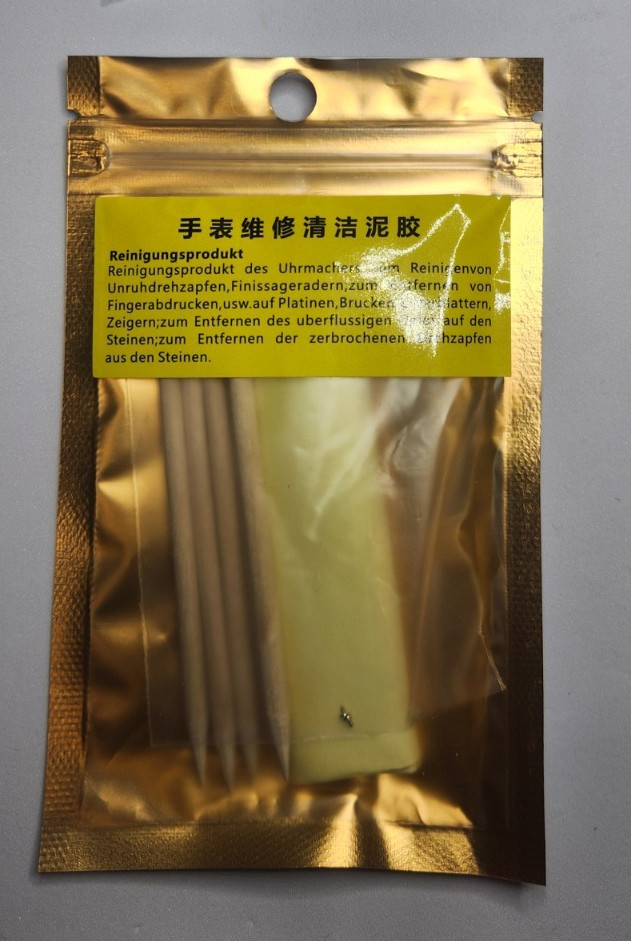 Qty 3 generic Ronda battery clamp screws B5040.D 4000/5000, putty, screwdrivers