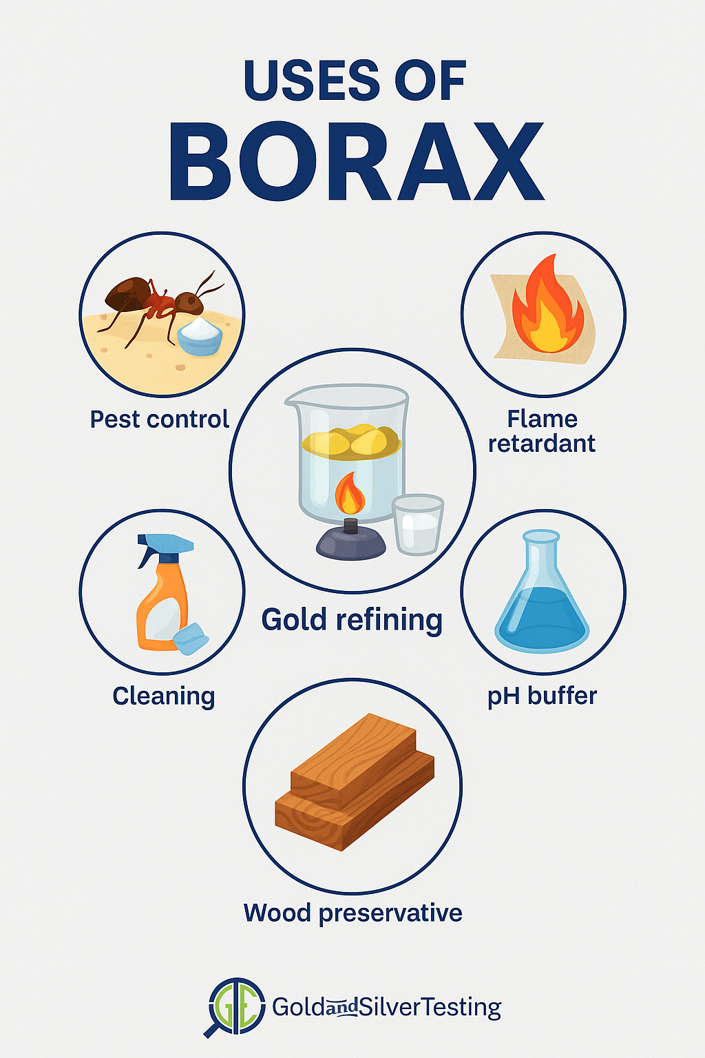 Borax Flux 1 Pound Melting Gold Silver Crucible Glaze Jewelry Casting 16oz Bag