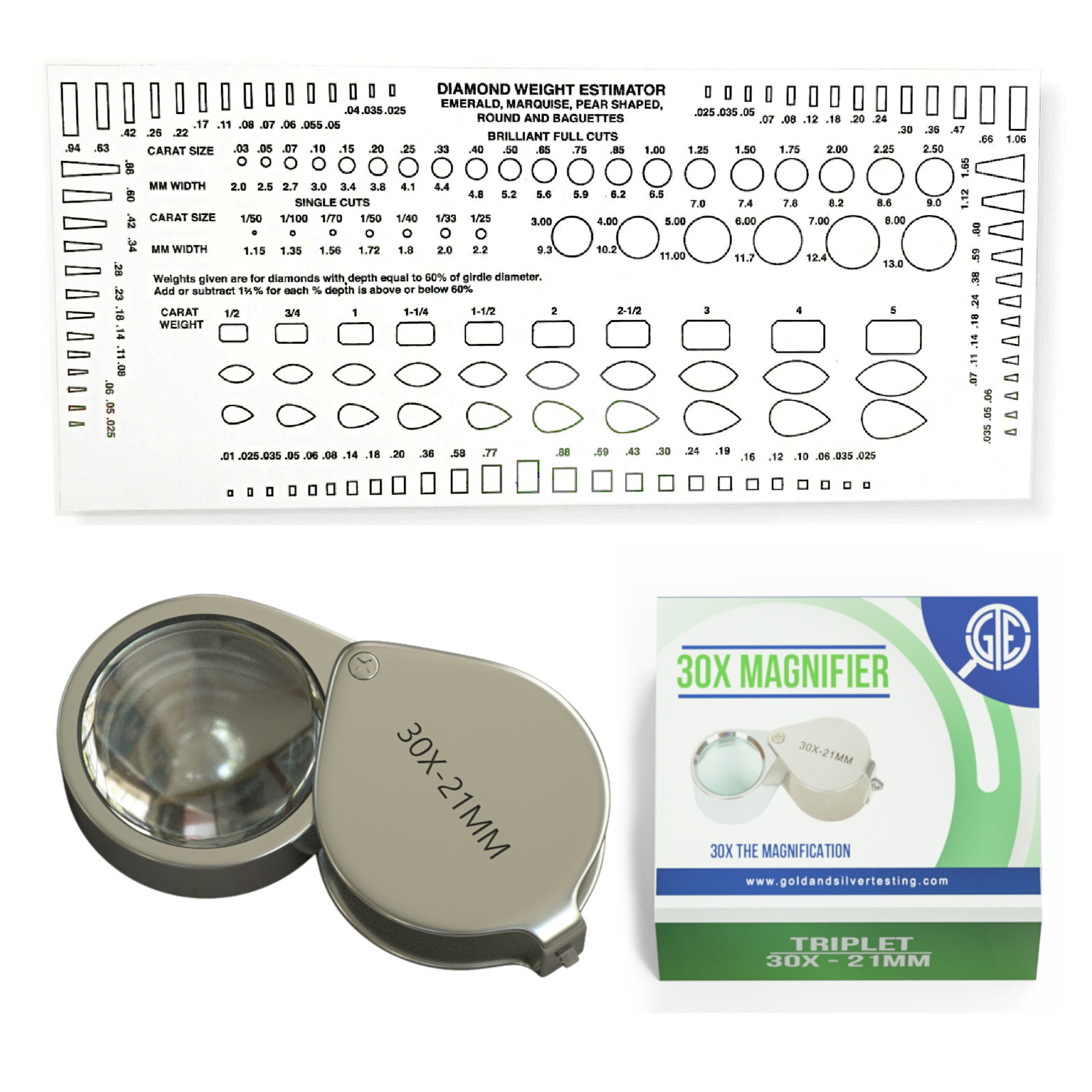 Gold Silver Jewelry Test Kit 10K 14K 18K 24K Digital Scale Diamond Tester Acid