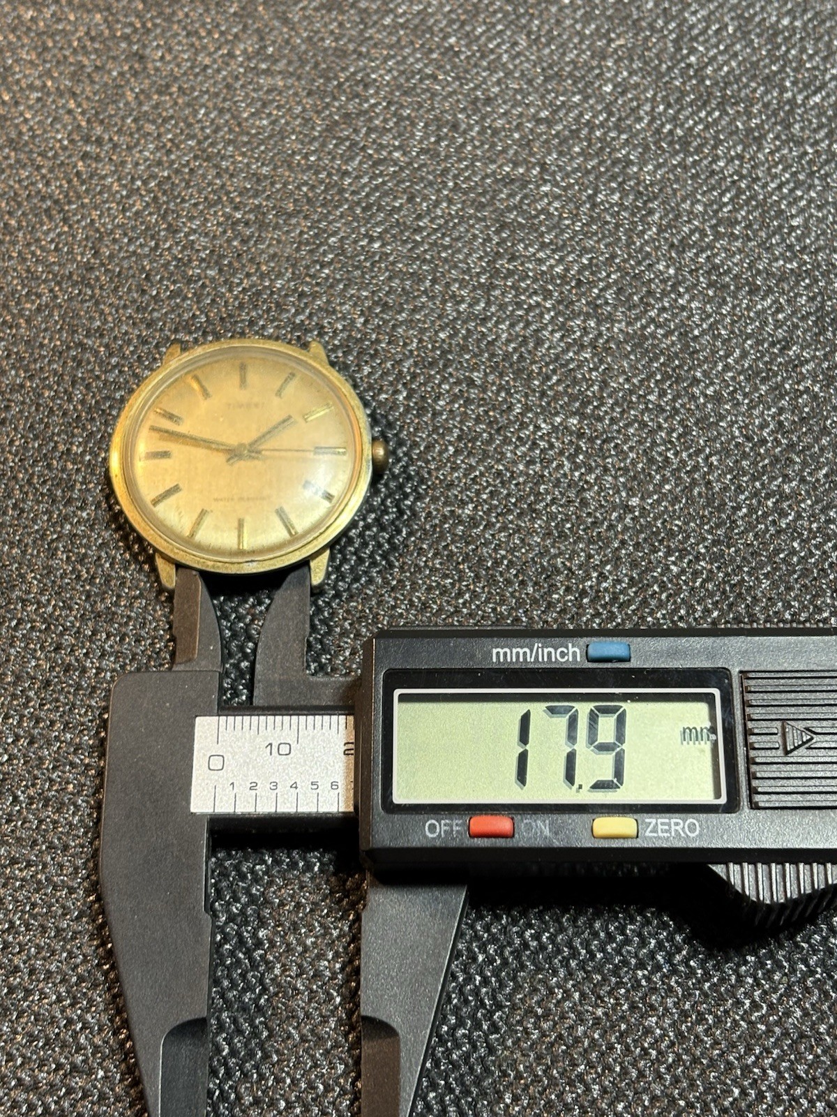 Vintage Timex Mechanical Watch Great Britain Case,For Restoration,Parts,Repair