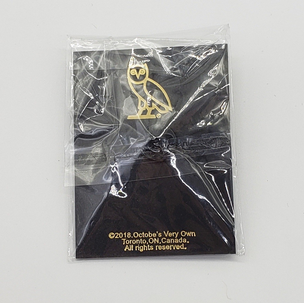 Drake × October’s Very Own OVO Canada Flag Pin 2018 Maple Leaf Badge Brooch