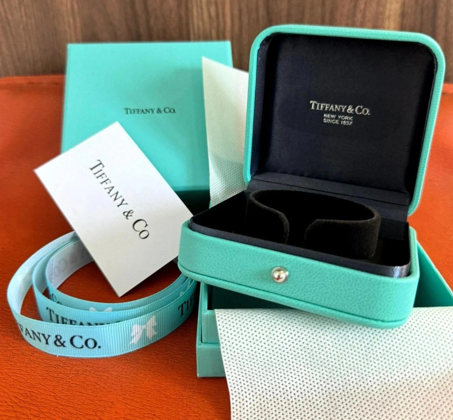 Tiffany & Co. Bangle Bracelet Empty Box | Authentic Jewelry Case Only