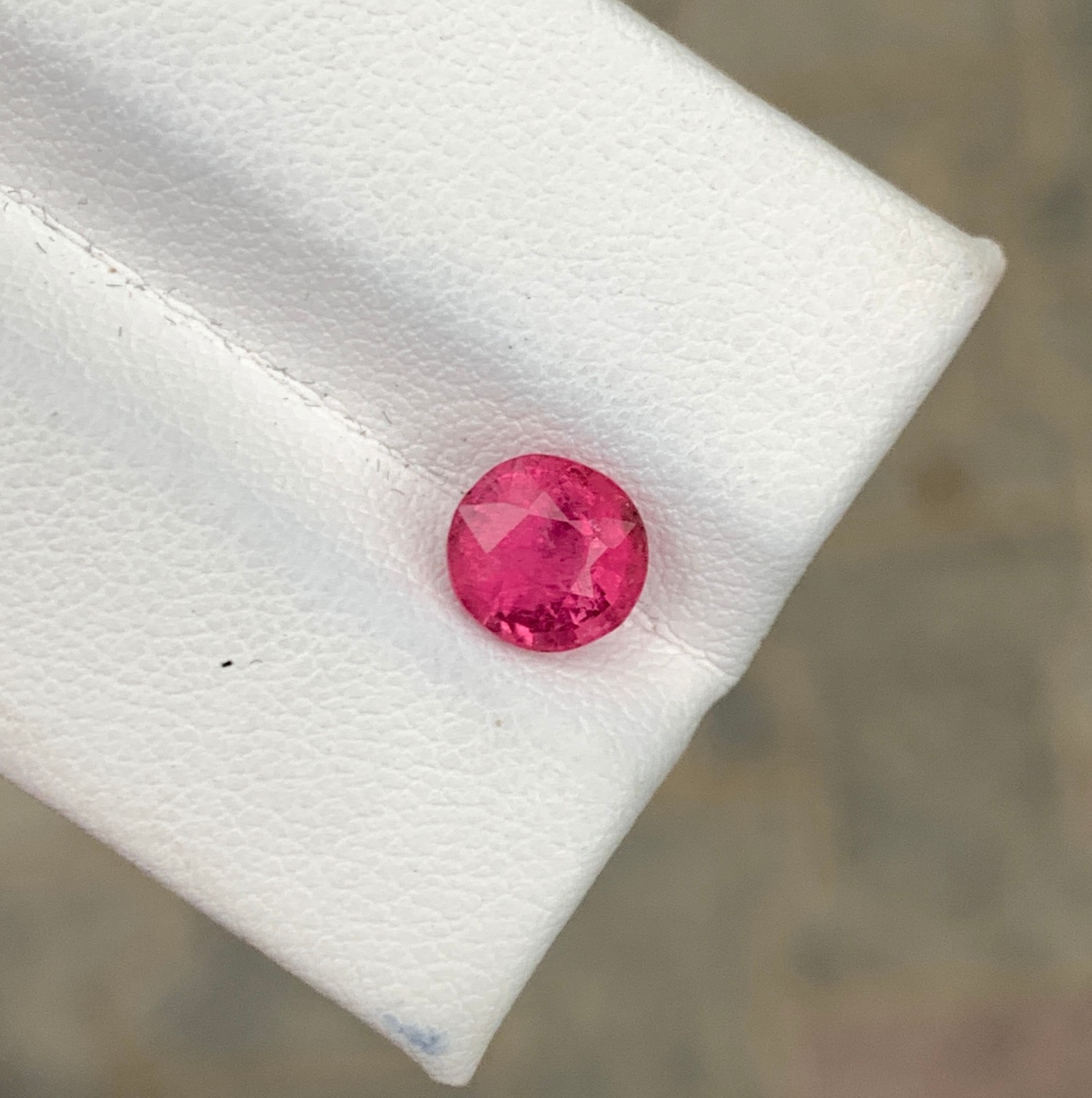 Pink Afghan Tourmaline 1.43ct Oval Cut Loose Gemstone Slightly Included 7 mm