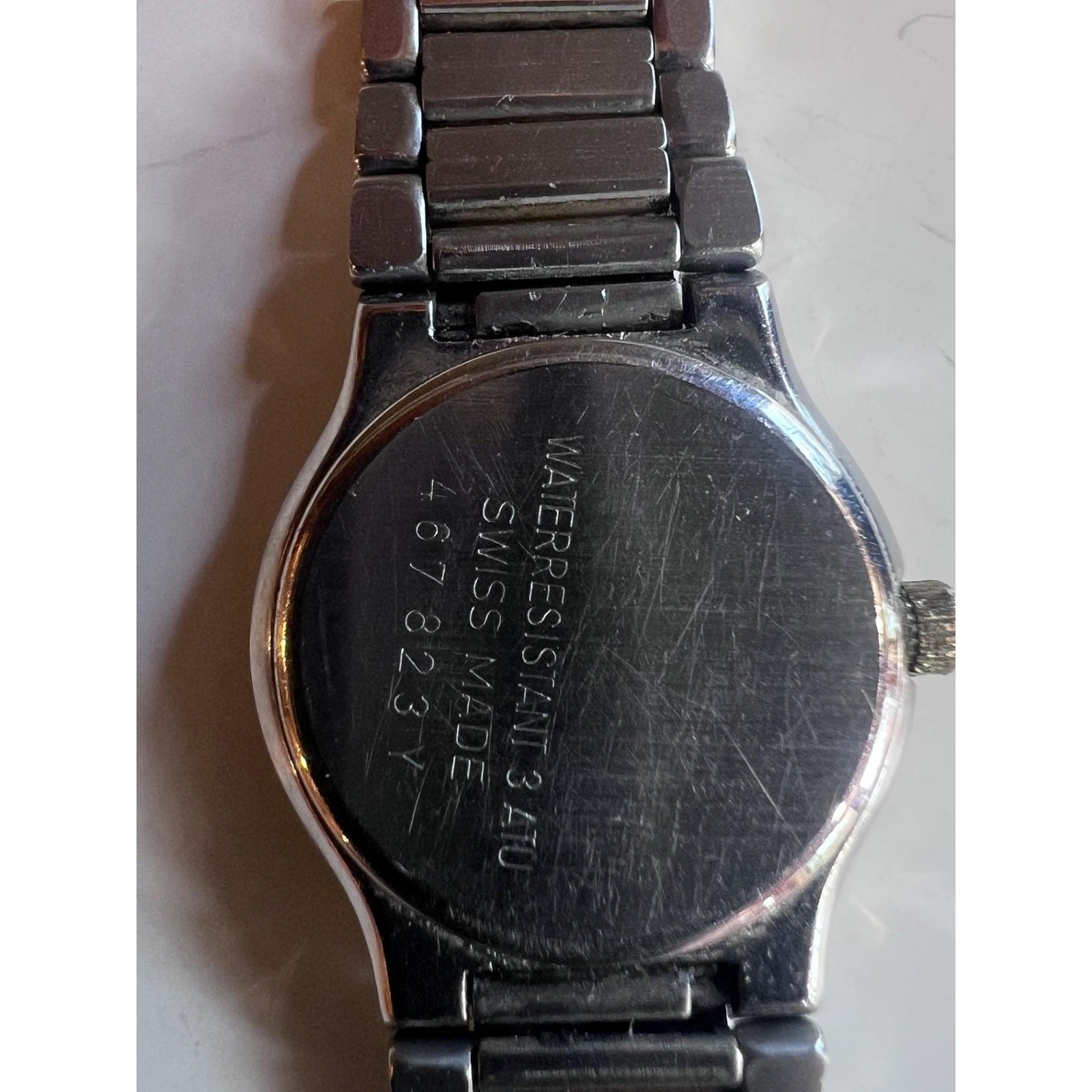 Vintage Delma Swiss Les Supremes Ladies Watch Ultra Thin Rare Diagonal Dial Gold