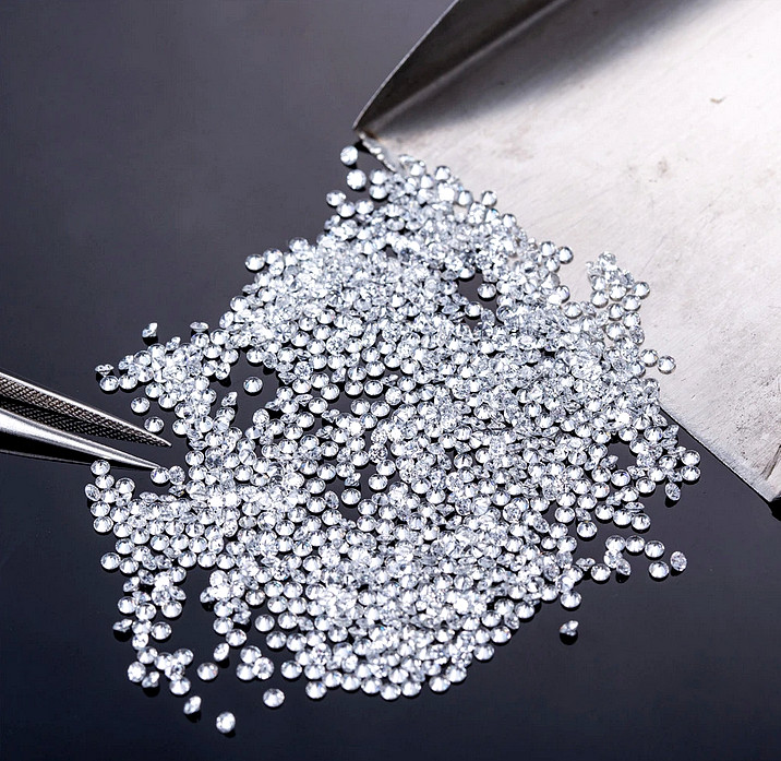 Loose Lab-Grown CVD Diamond LOT 0.70 MM D Color IF CLEARITY 500 PCS Certified