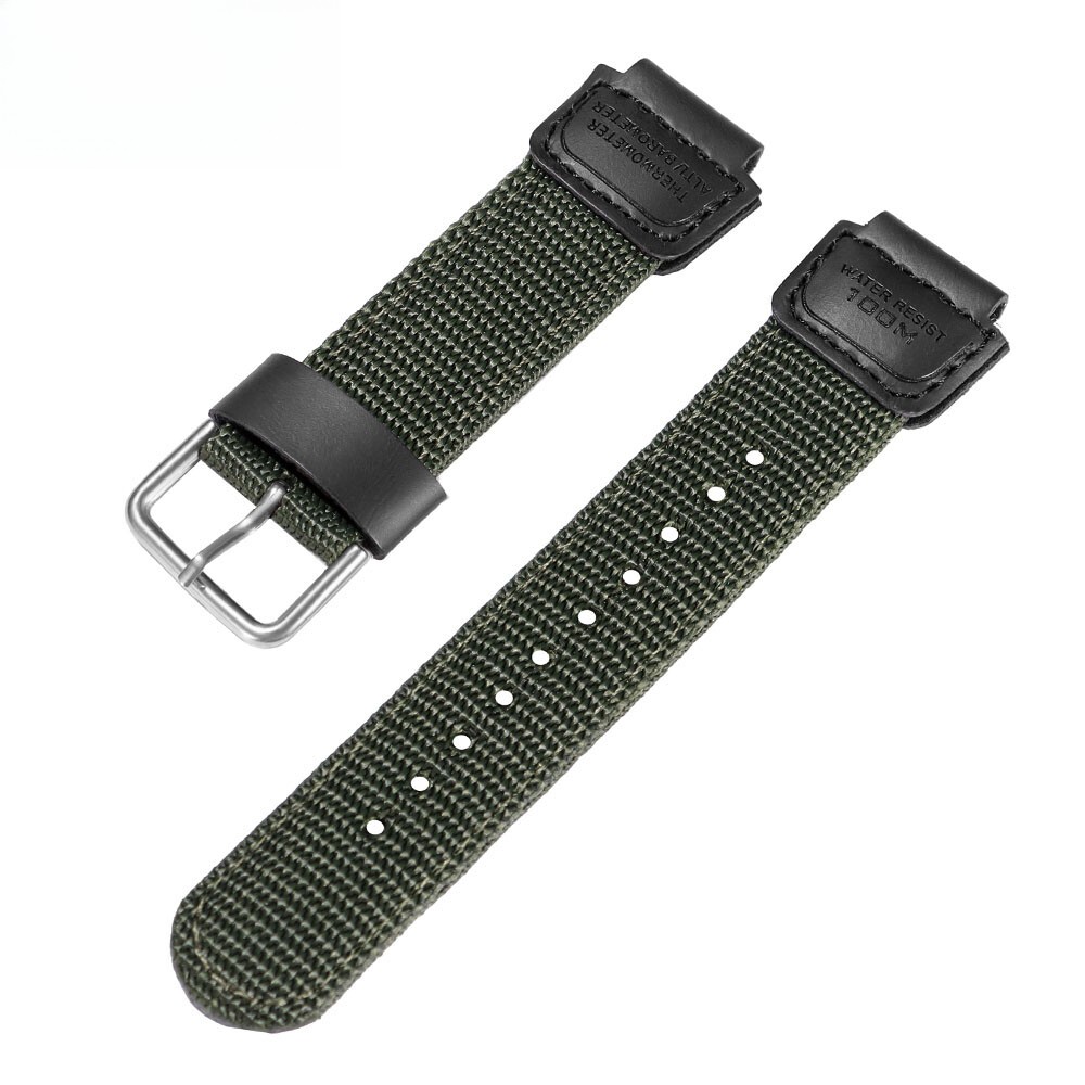 For Casio Nylon Watch Strap 18mm Band for F91W W800H F84 SGW400 AE1200 AE1300