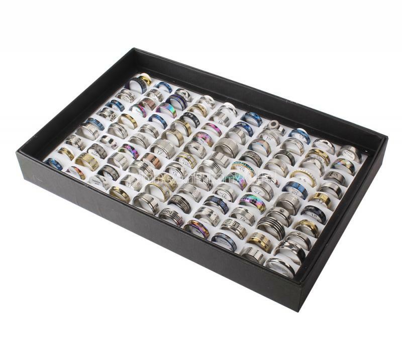 100pc Wholesale Mixed Rings Bulk Finger Band Ring Lot Men/Women Jewelry Fashions